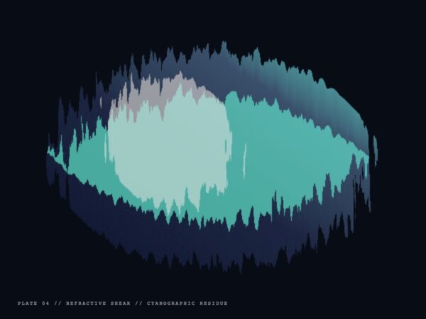 Refractive Shear: Cyanographic Residue