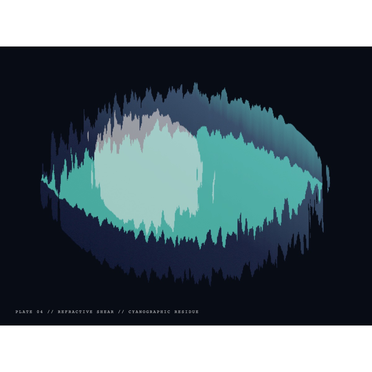Refractive Shear: Cyanographic Residue